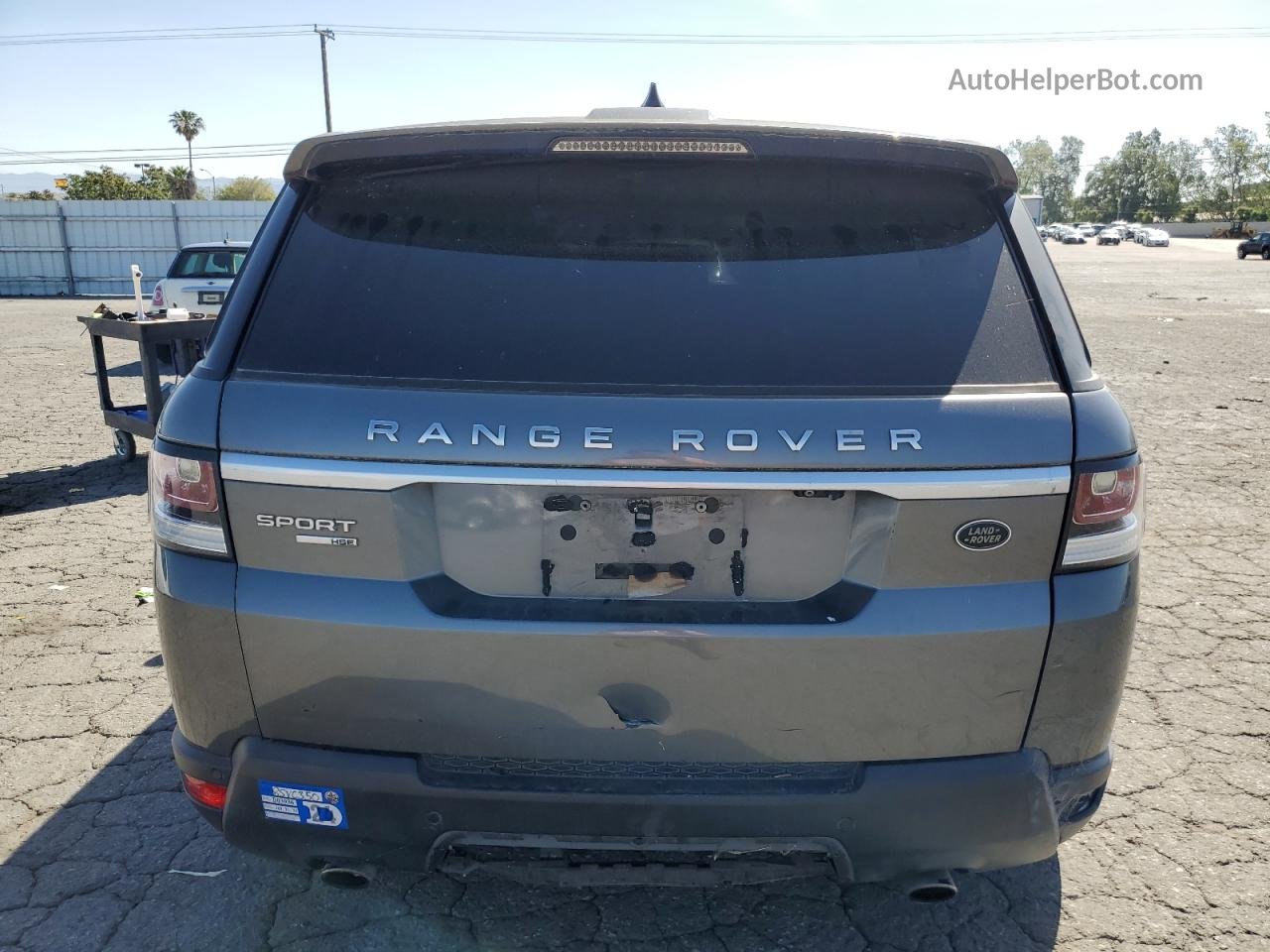 2017 Land Rover Range Rover Sport Hse Серый vin: SALWR2FV5HA155768