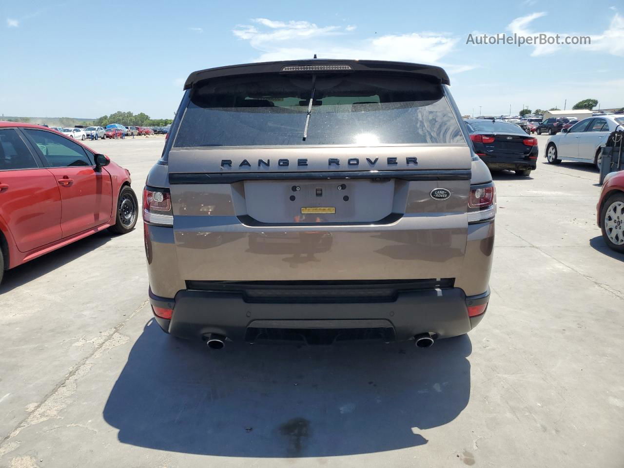 2017 Land Rover Range Rover Sport Hse Brown vin: SALWR2FV5HA169900