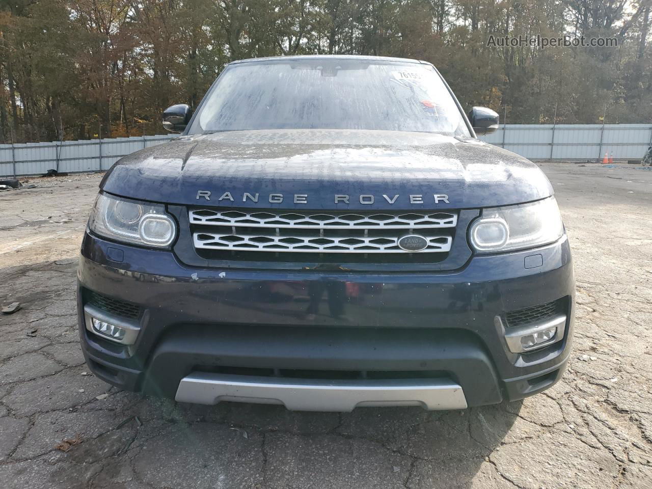 2017 Land Rover Range Rover Sport Hse Blue vin: SALWR2FV6HA141488