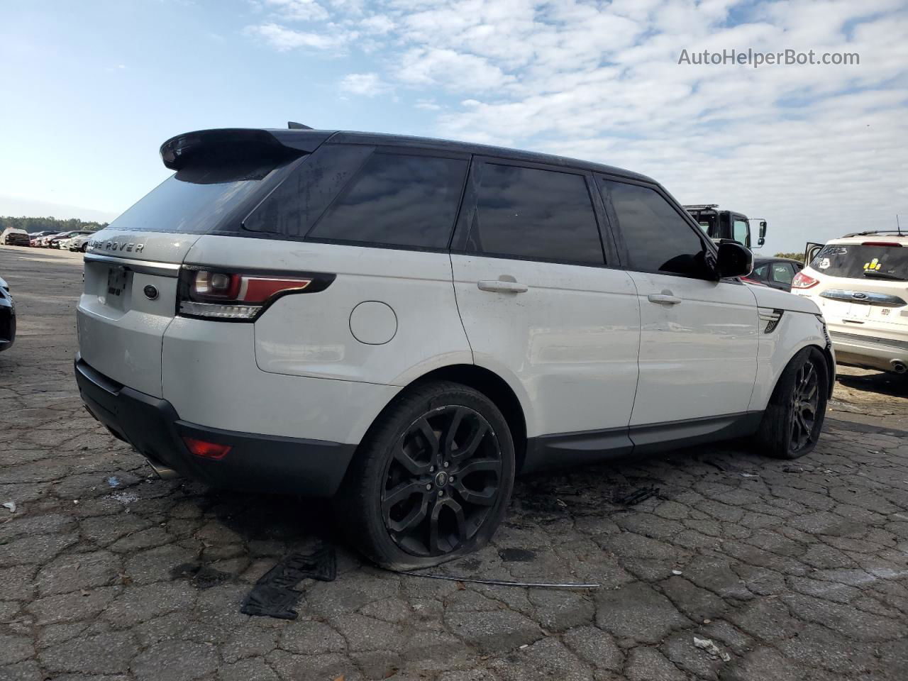 2017 Land Rover Range Rover Sport Hse White vin: SALWR2FV6HA180016