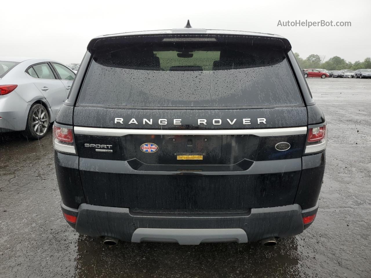 2017 Land Rover Range Rover Sport Hse Черный vin: SALWR2FV6HA675901