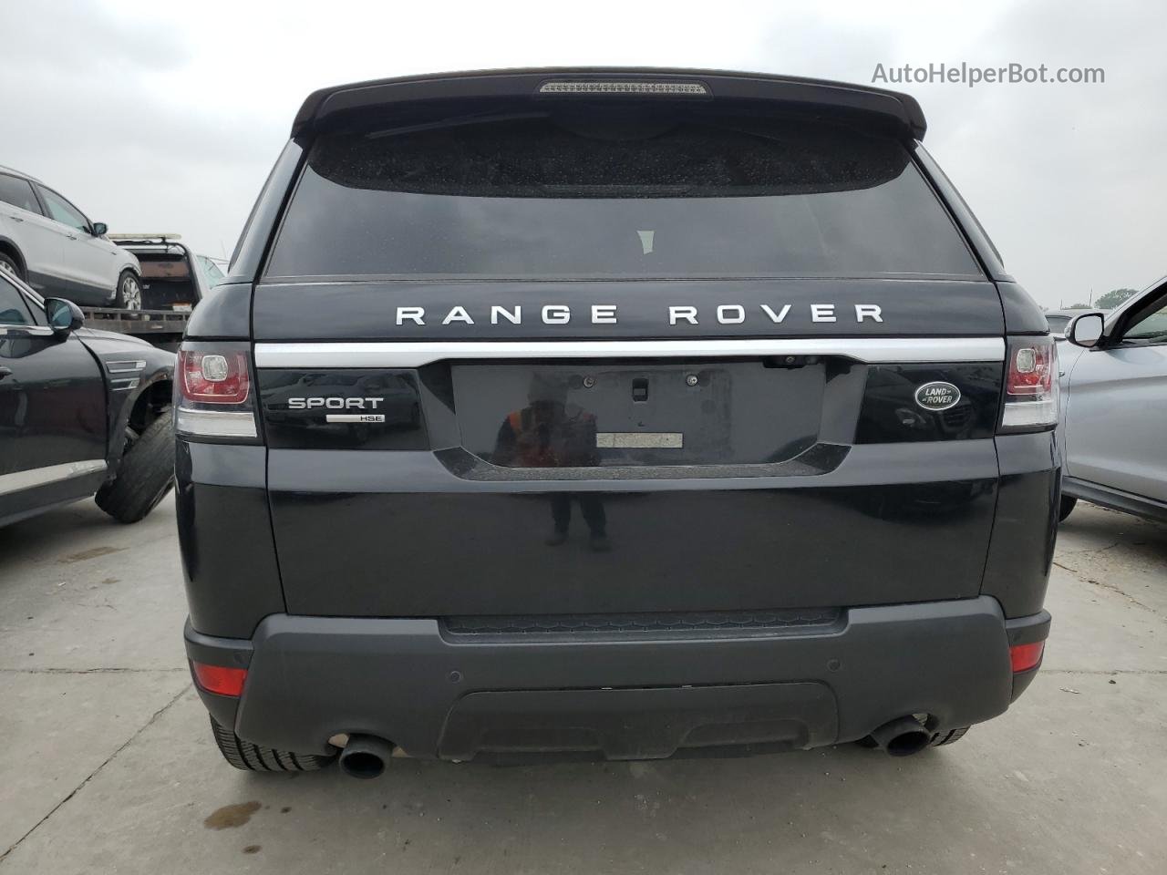 2017 Land Rover Range Rover Sport Hse Черный vin: SALWR2FV7HA133917