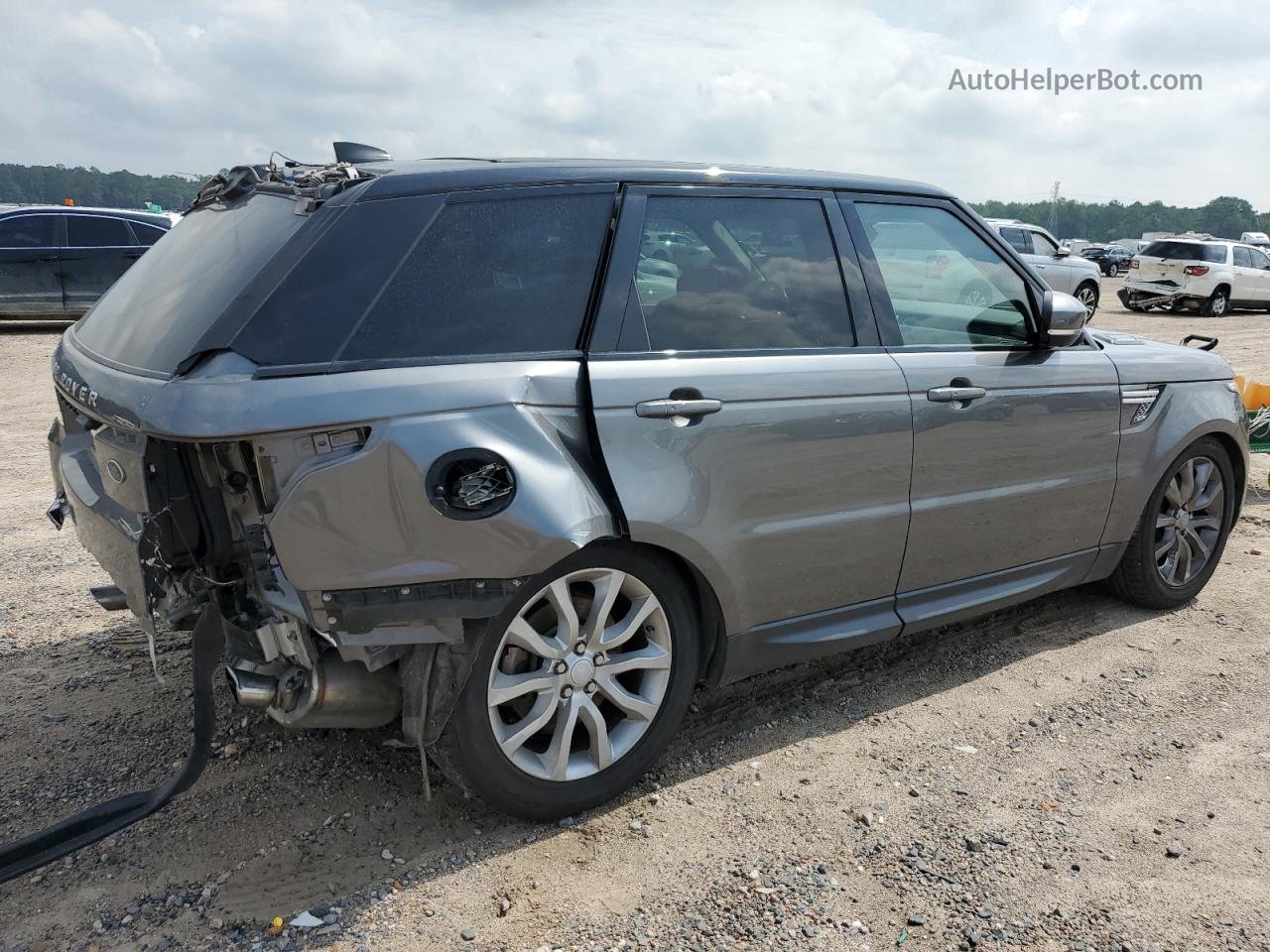 2017 Land Rover Range Rover Sport Hse Серый vin: SALWR2FV7HA135456