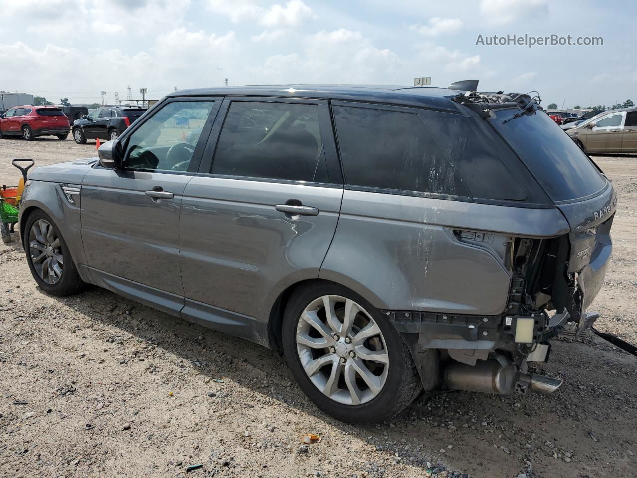 2017 Land Rover Range Rover Sport Hse Серый vin: SALWR2FV7HA135456