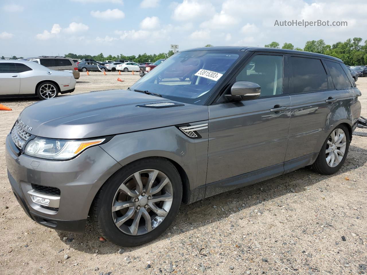 2017 Land Rover Range Rover Sport Hse Gray vin: SALWR2FV7HA135456