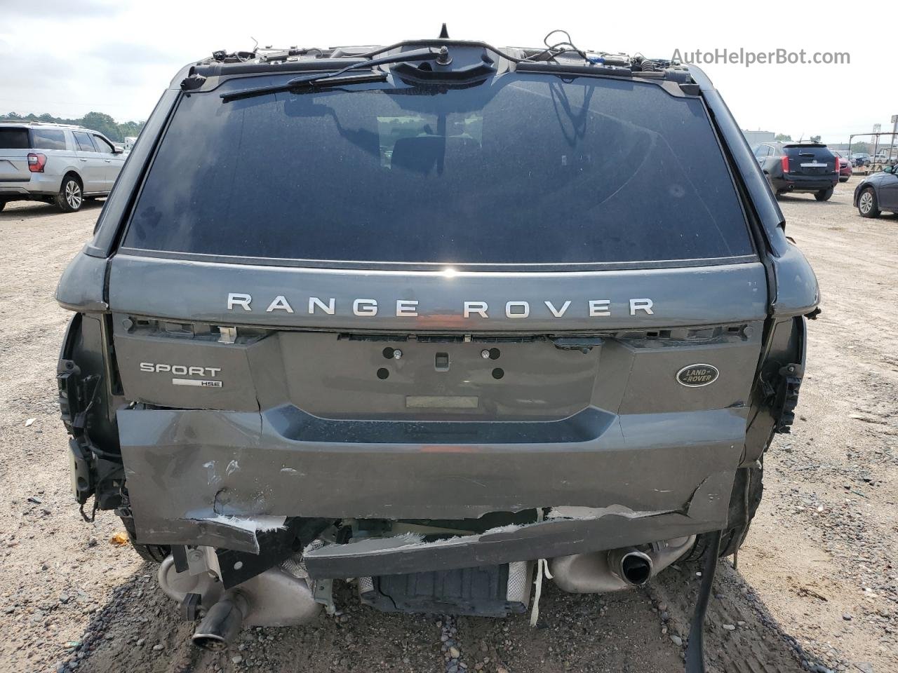 2017 Land Rover Range Rover Sport Hse Серый vin: SALWR2FV7HA135456