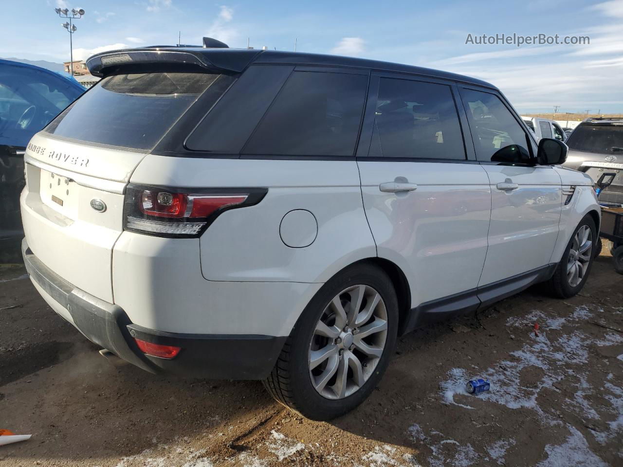 2017 Land Rover Range Rover Sport Hse Белый vin: SALWR2FV7HA153648