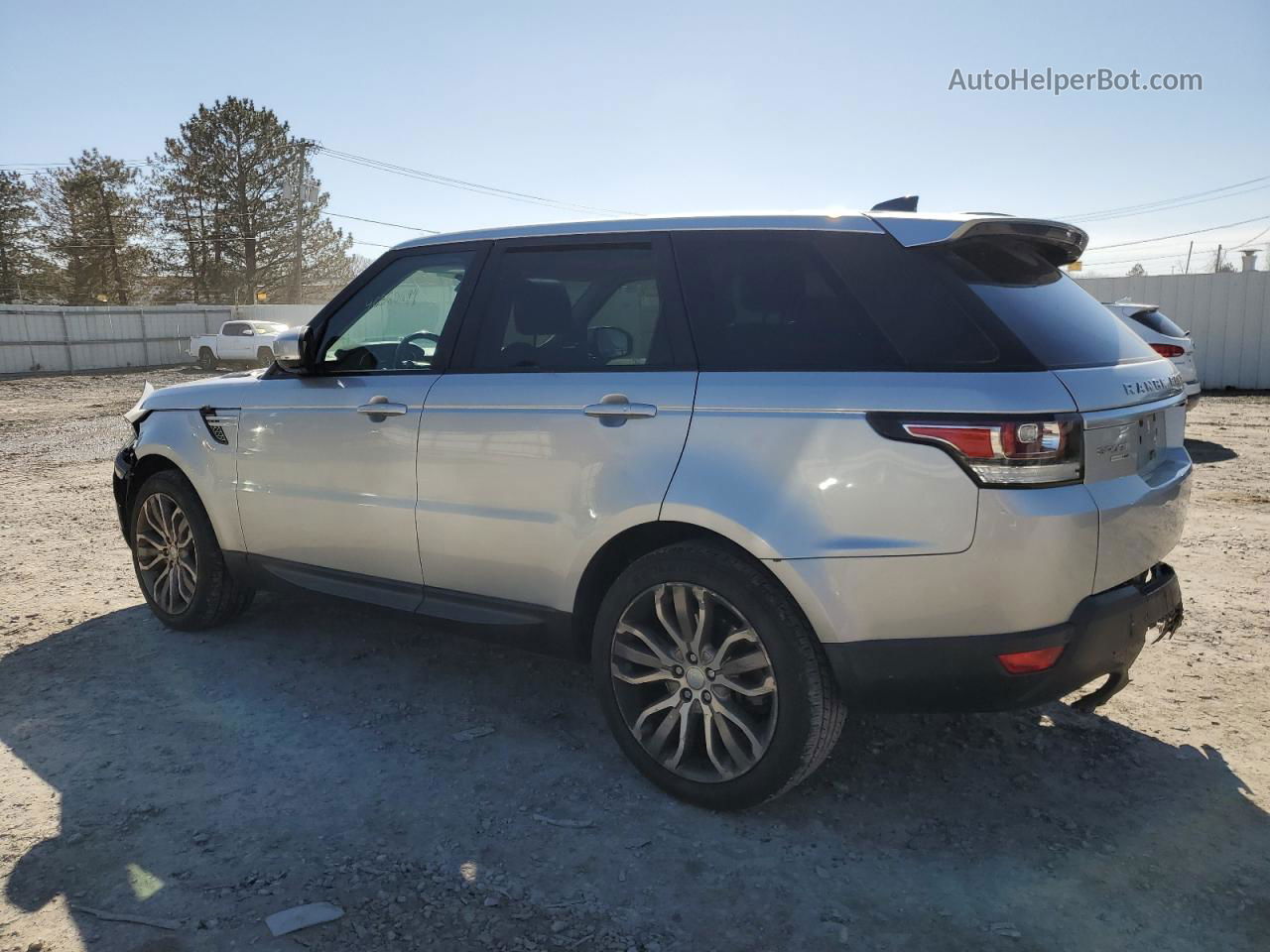 2017 Land Rover Range Rover Sport Hse Silver vin: SALWR2FV8HA130220