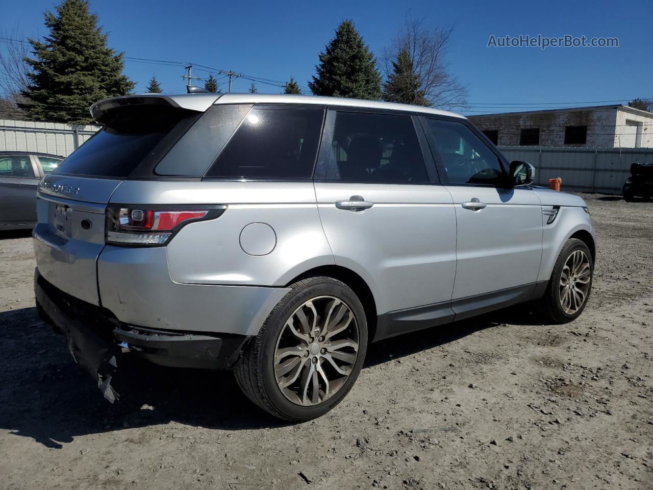 2017 Land Rover Range Rover Sport Hse Silver vin: SALWR2FV8HA130220