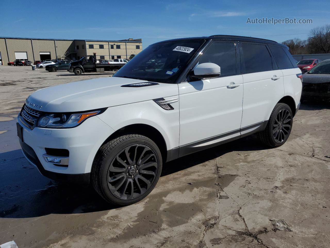 2017 Land Rover Range Rover Sport Hse White vin: SALWR2FV8HA174797