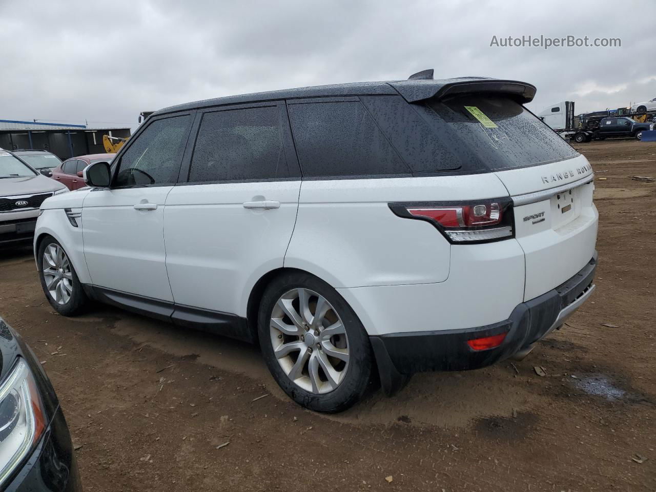 2017 Land Rover Range Rover Sport Hse Белый vin: SALWR2FV8HA178302