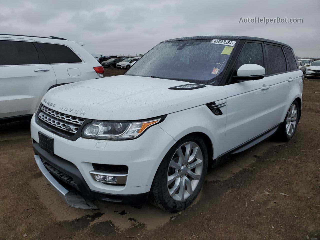 2017 Land Rover Range Rover Sport Hse Белый vin: SALWR2FV8HA178302