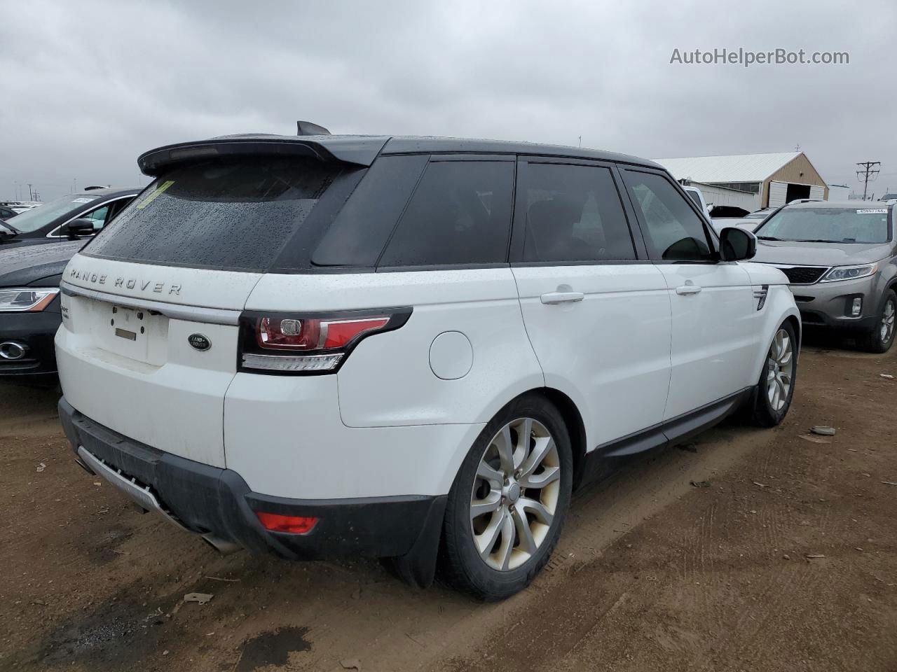 2017 Land Rover Range Rover Sport Hse Белый vin: SALWR2FV8HA178302