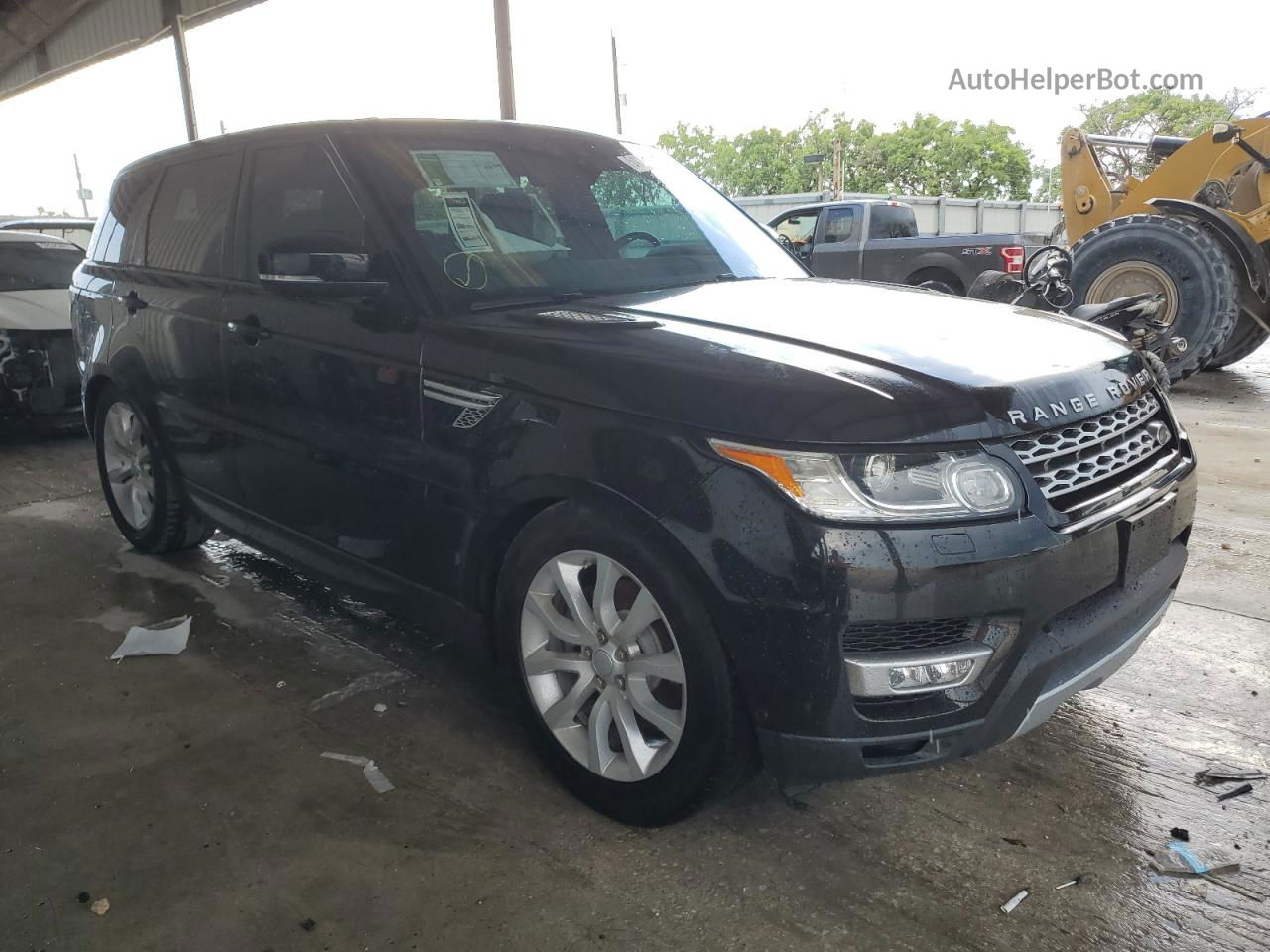 2017 Land Rover Range Rover Sport Hse Черный vin: SALWR2FV8HA676144