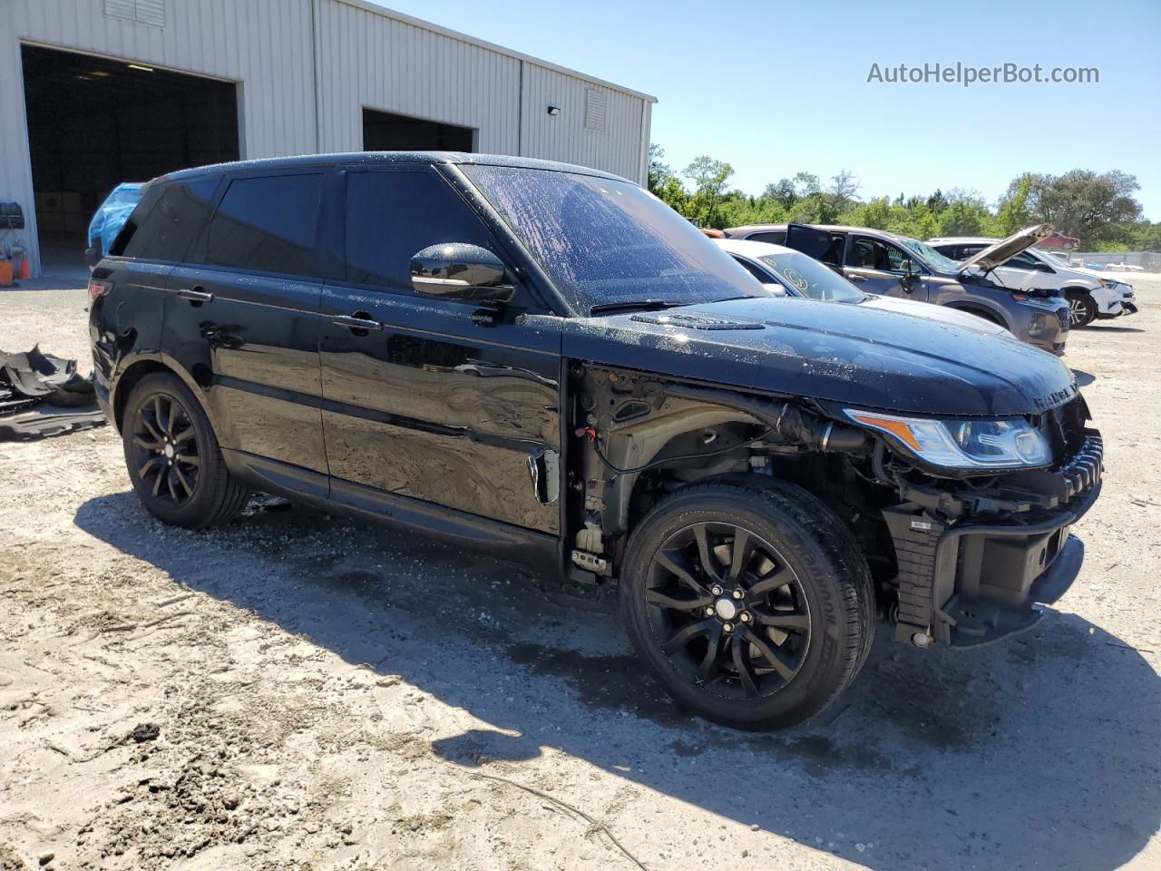 2017 Land Rover Range Rover Sport Hse Black vin: SALWR2FVXHA673228