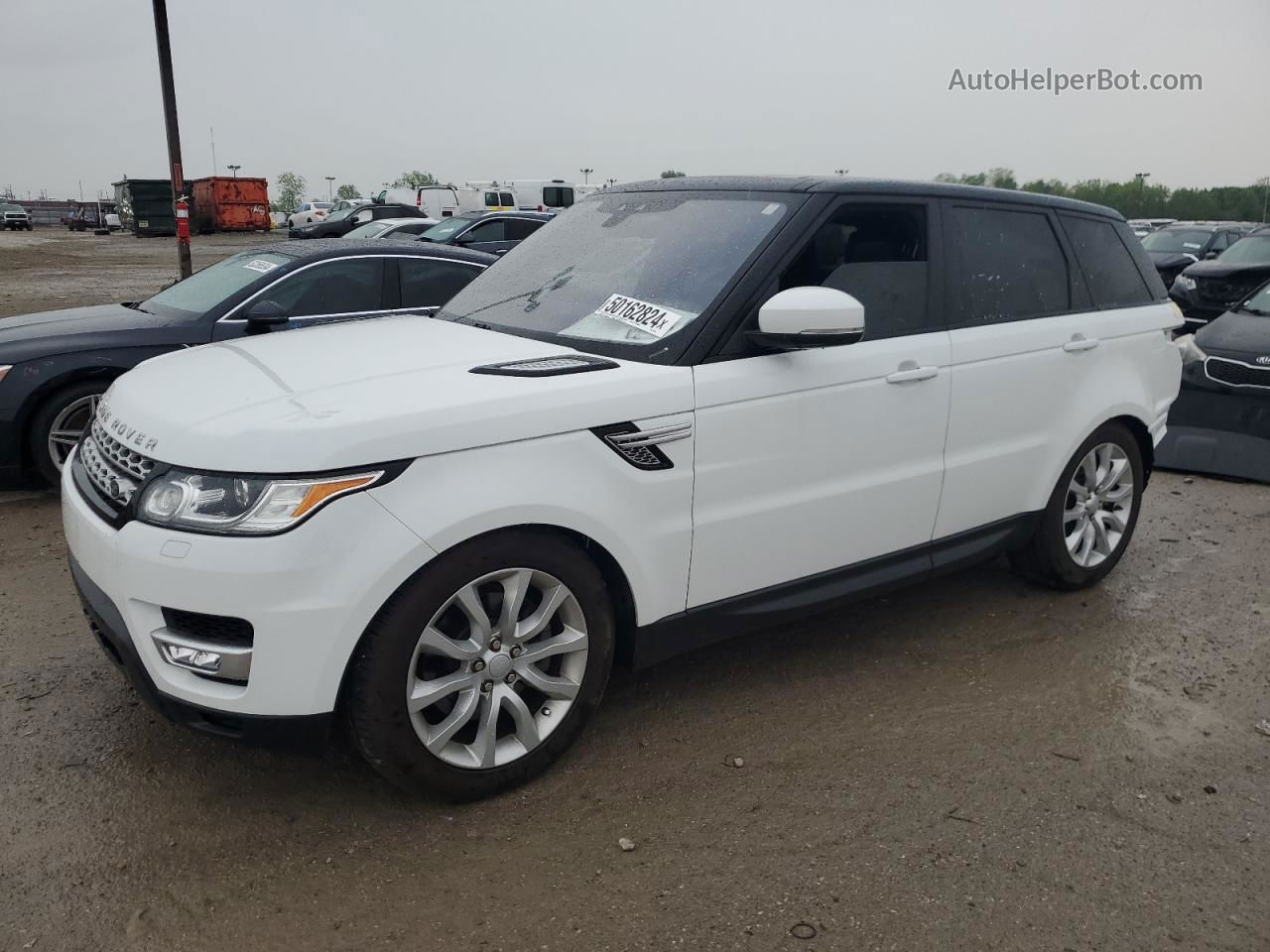 2017 Land Rover Range Rover Sport Hse Белый vin: SALWR2FVXHA679689