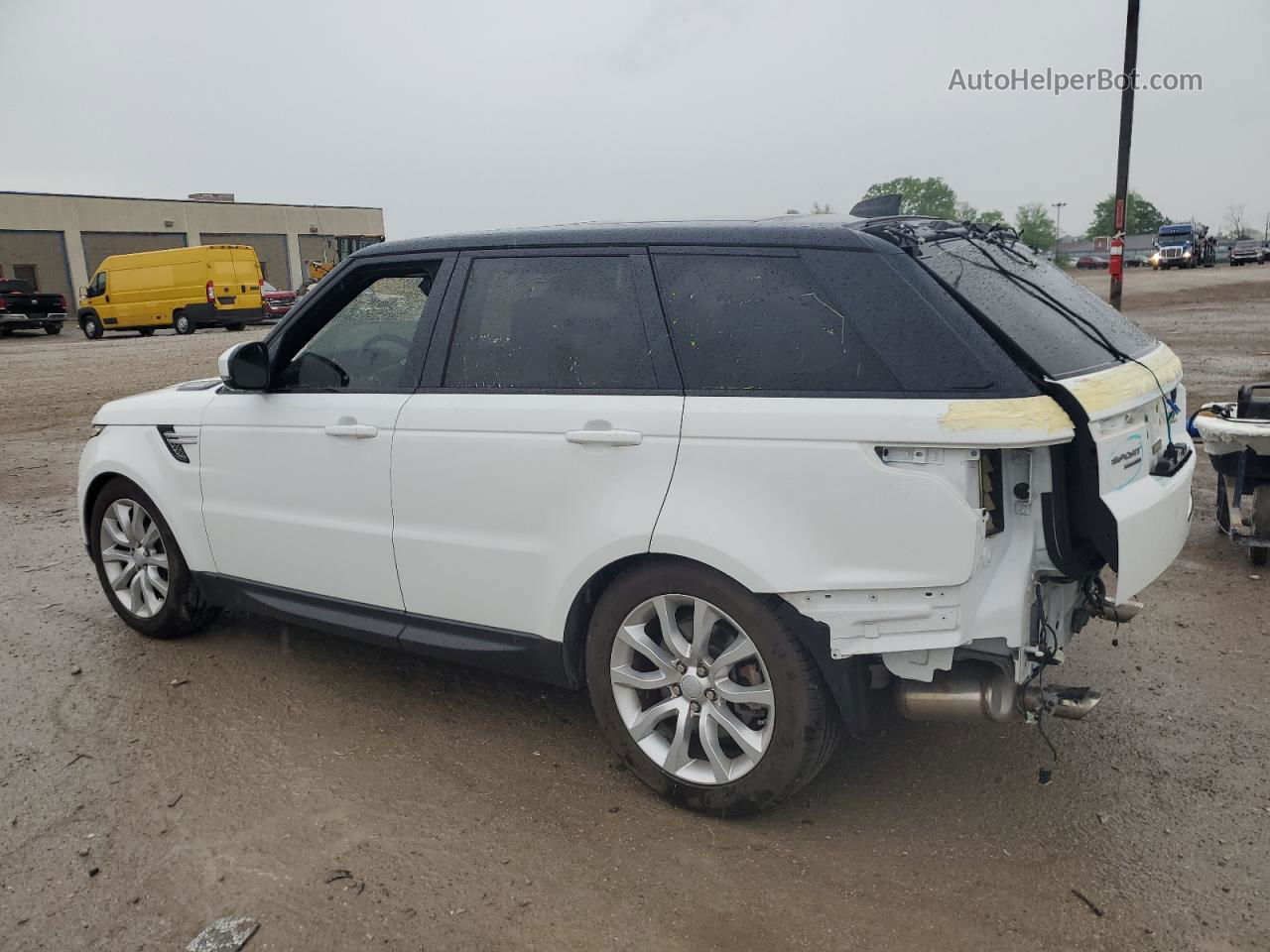 2017 Land Rover Range Rover Sport Hse White vin: SALWR2FVXHA679689