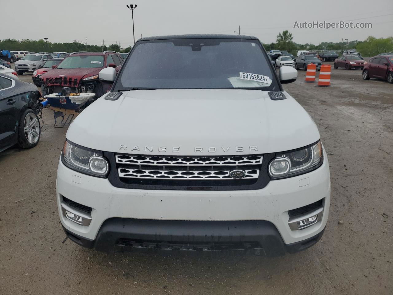 2017 Land Rover Range Rover Sport Hse White vin: SALWR2FVXHA679689