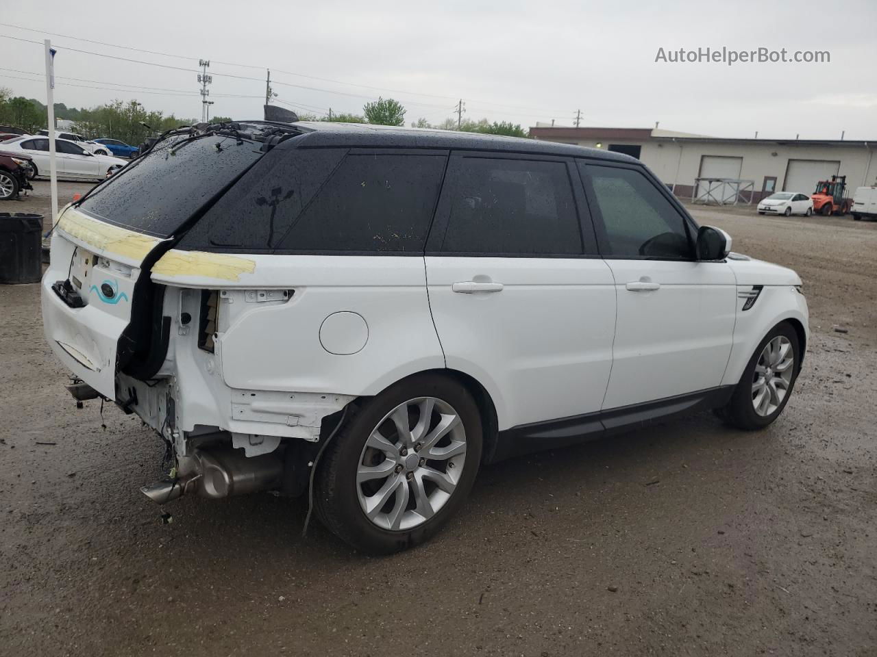 2017 Land Rover Range Rover Sport Hse White vin: SALWR2FVXHA679689