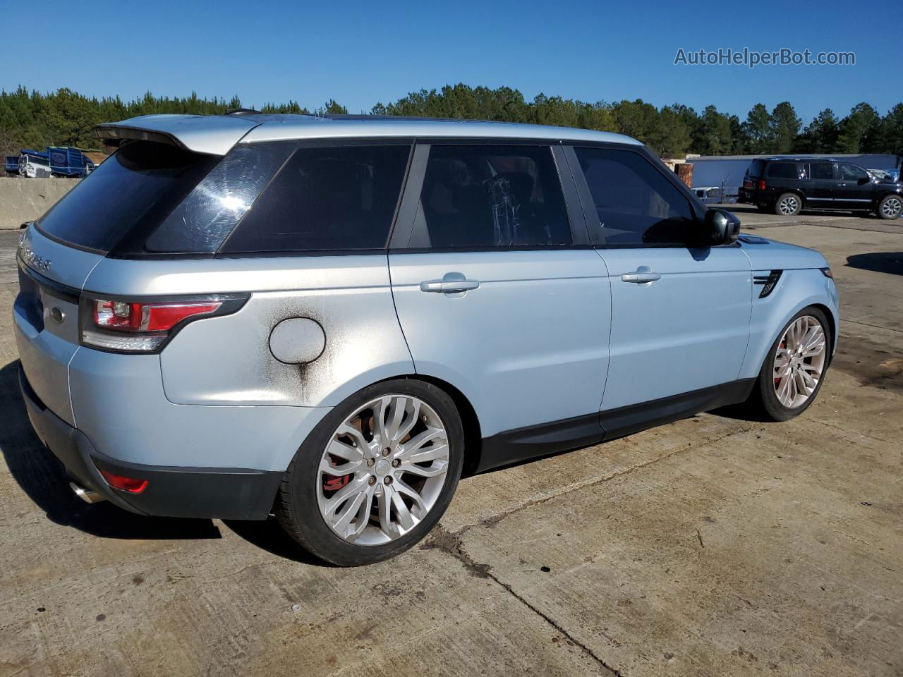 2014 Land Rover Range Rover Sport Sc Blue vin: SALWR2TF0EA381371