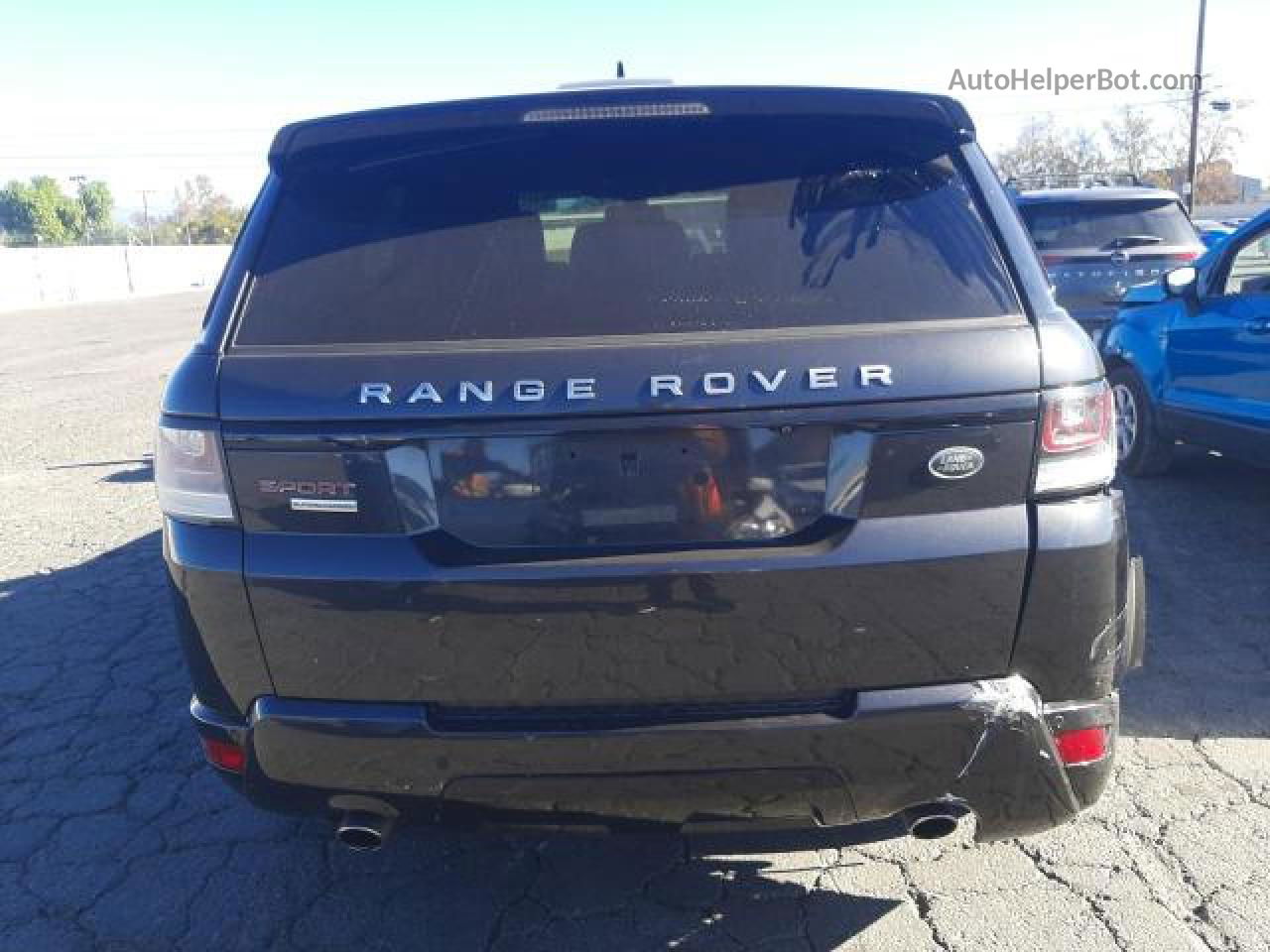 2015 Land Rover Range Rover Sport Sc Черный vin: SALWR2TF0FA522179