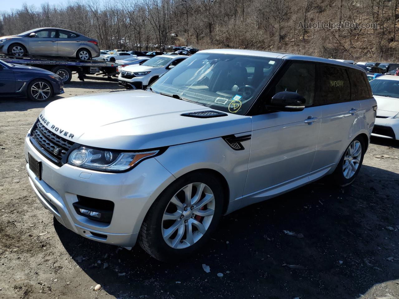 2014 Land Rover Range Rover Sport Sc Silver vin: SALWR2TF1EA376065