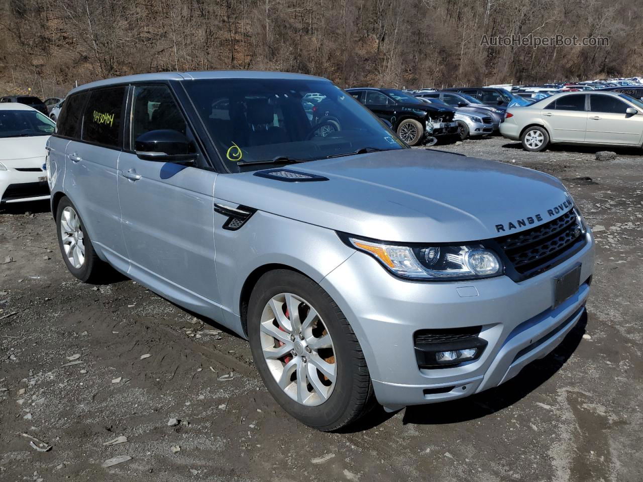 2014 Land Rover Range Rover Sport Sc Silver vin: SALWR2TF1EA376065