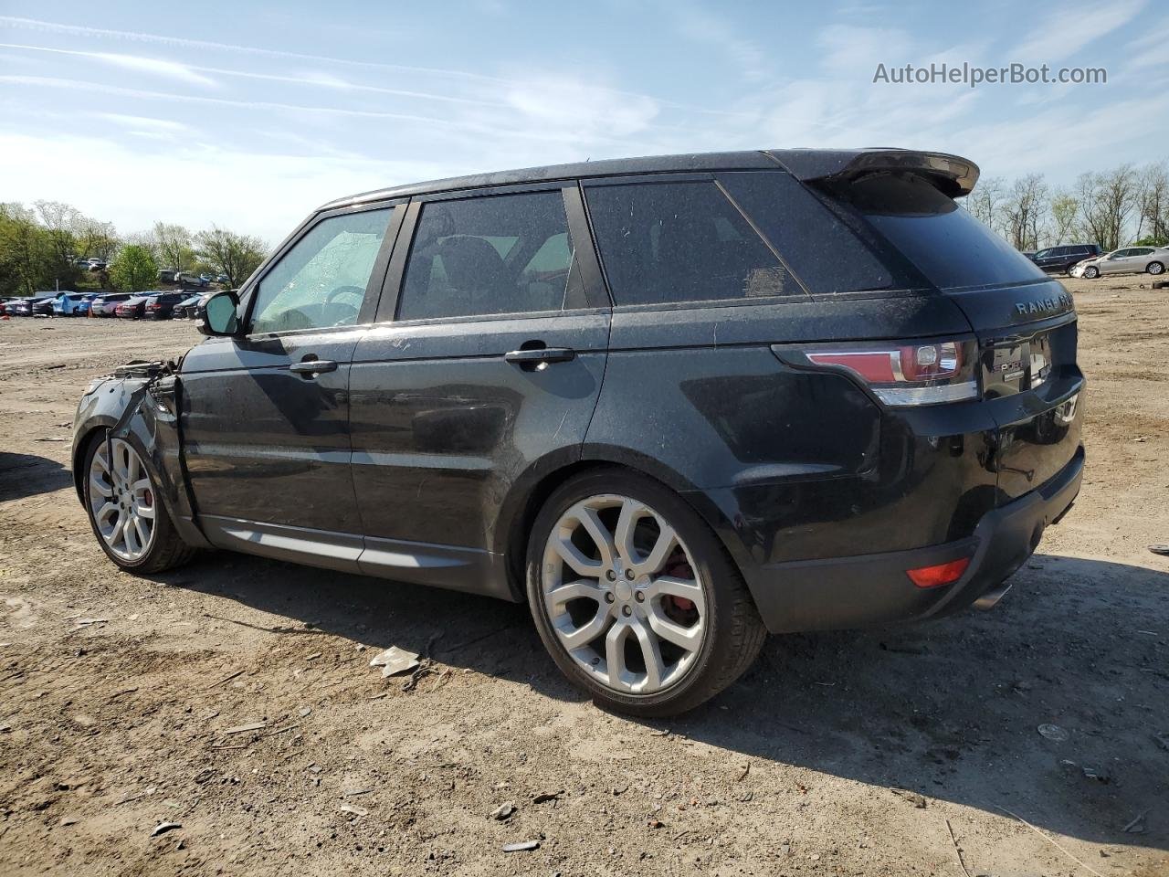 2015 Land Rover Range Rover Sport Sc Черный vin: SALWR2TF1FA510011