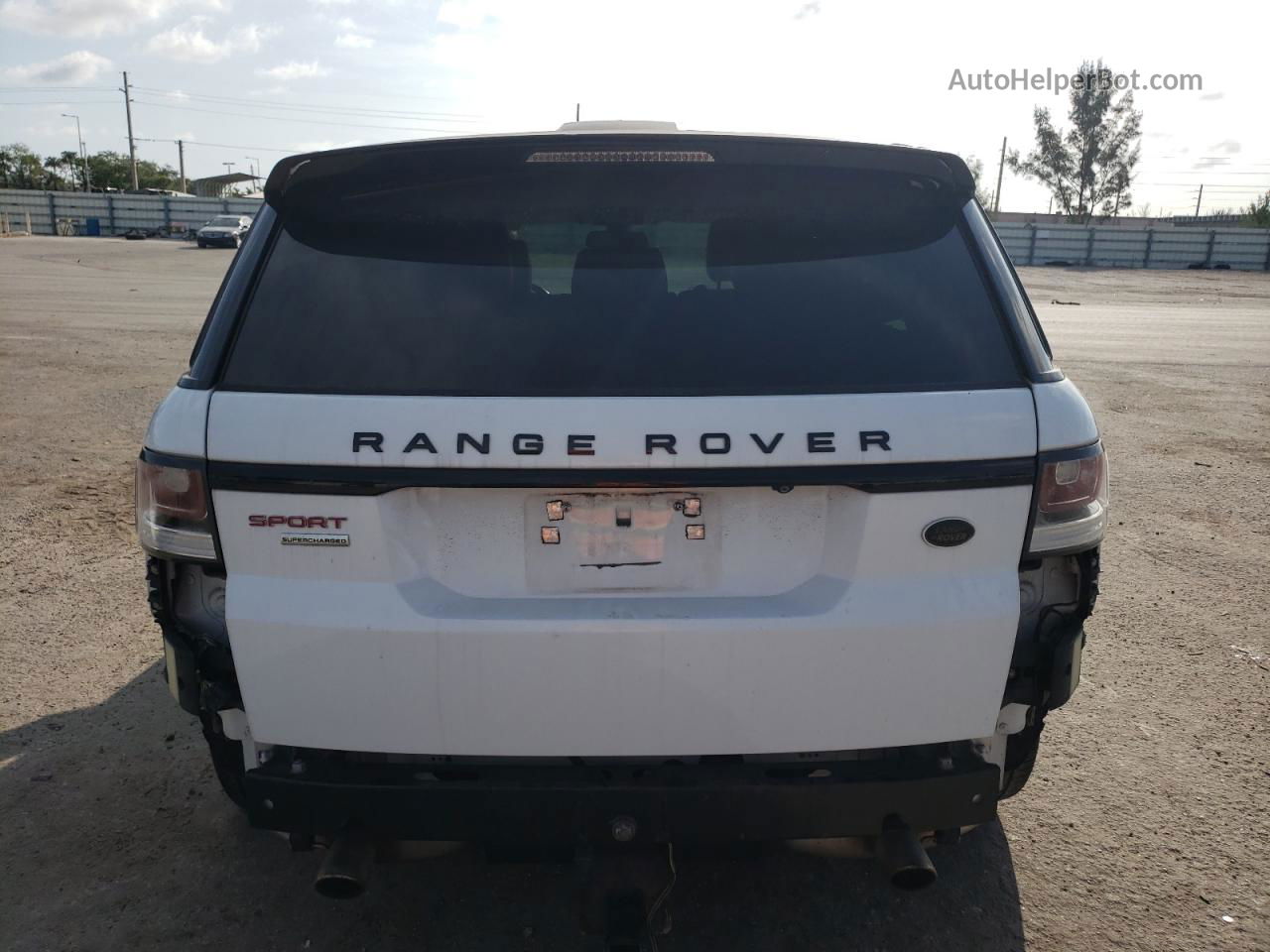 2014 Land Rover Range Rover Sport Sc White vin: SALWR2TF2EA390038