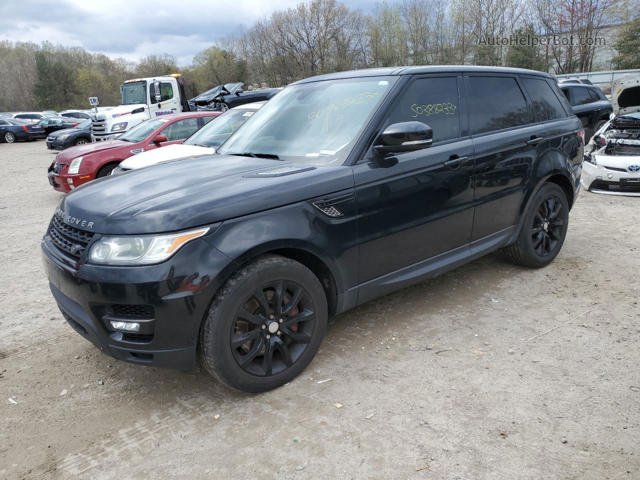 2014 Land Rover Range Rover Sport Sc Черный vin: SALWR2TF2EA390508