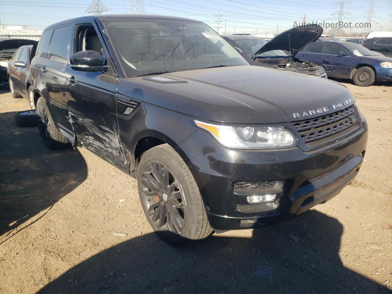 2015 Land Rover Range Rover Sport Sc Черный vin: SALWR2TF2FA611364