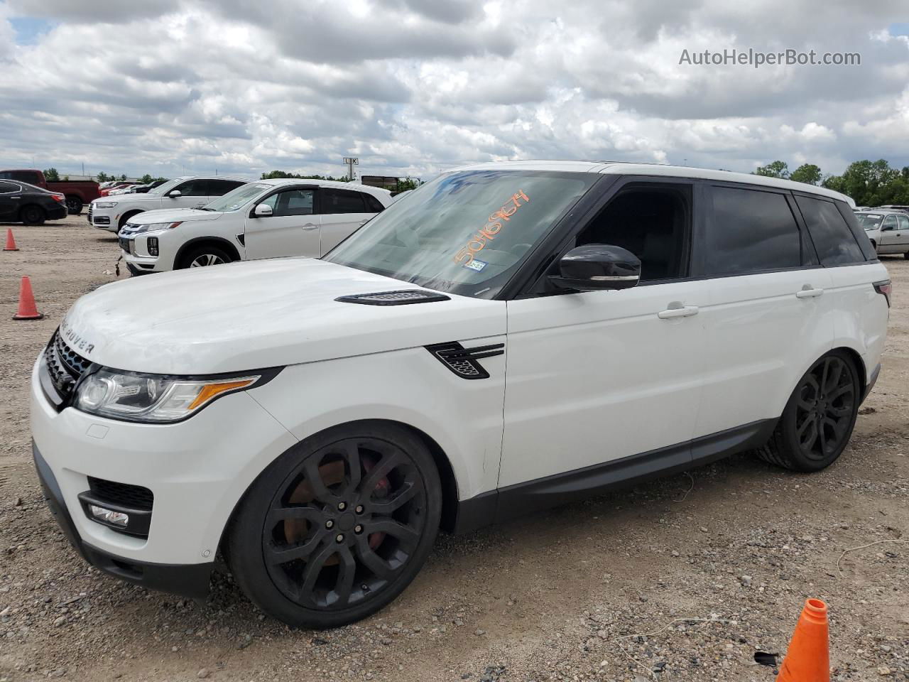 2015 Land Rover Range Rover Sport Sc White vin: SALWR2TF5FA618616