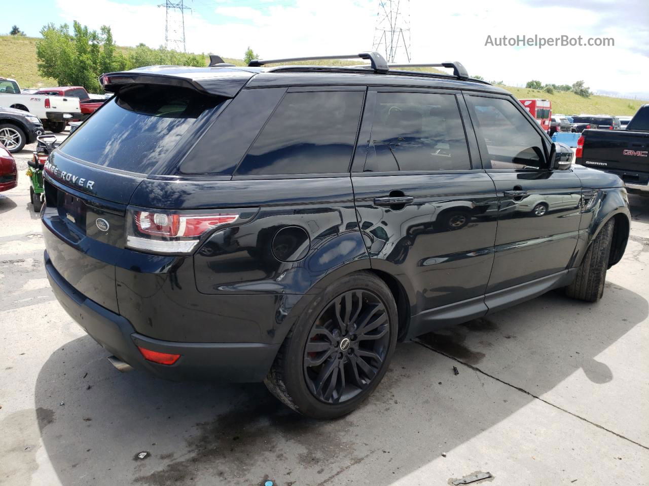 2015 Land Rover Range Rover Sport Sc Black vin: SALWR2TF6FA630046