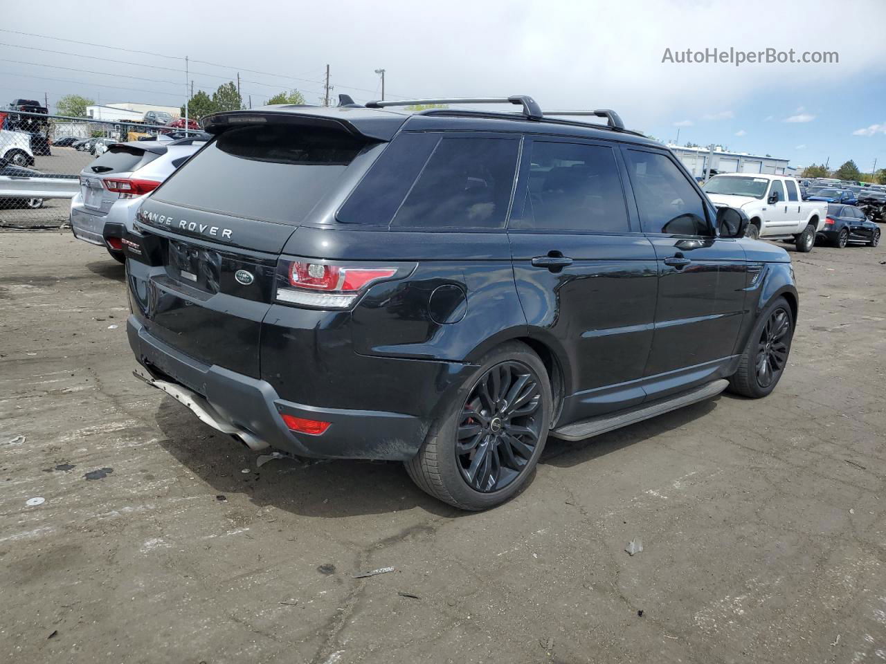 2015 Land Rover Range Rover Sport Sc Black vin: SALWR2TF6FA630046