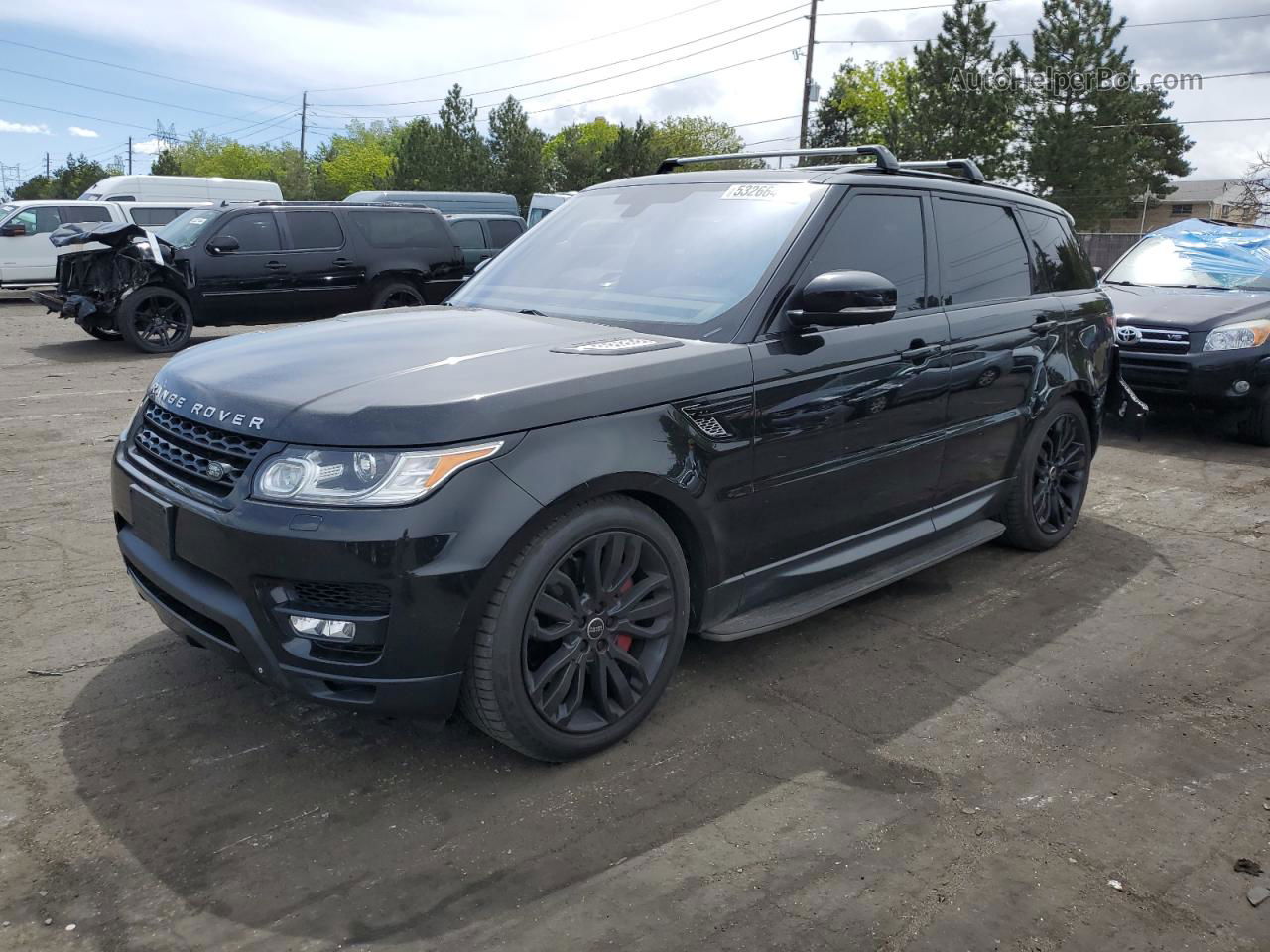 2015 Land Rover Range Rover Sport Sc Black vin: SALWR2TF6FA630046