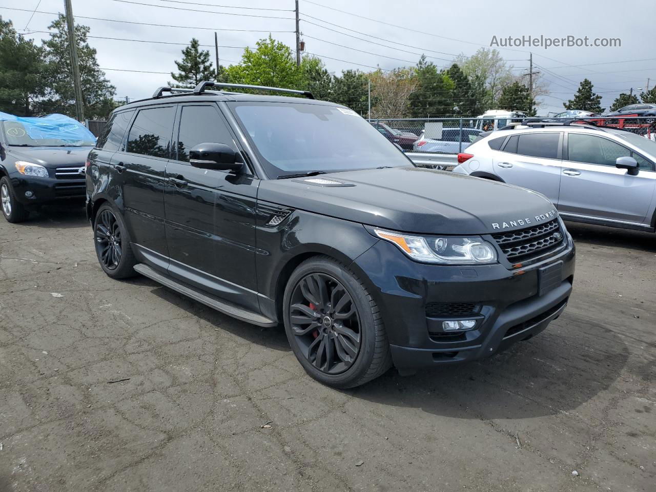 2015 Land Rover Range Rover Sport Sc Black vin: SALWR2TF6FA630046