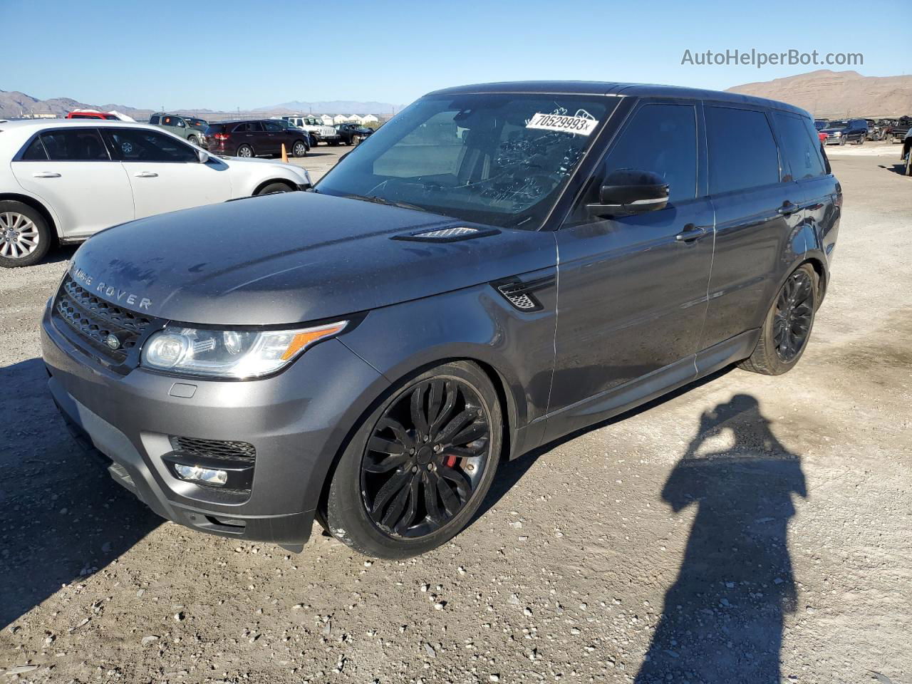 2014 Land Rover Range Rover Sport Sc Gray vin: SALWR2TF8EA342236