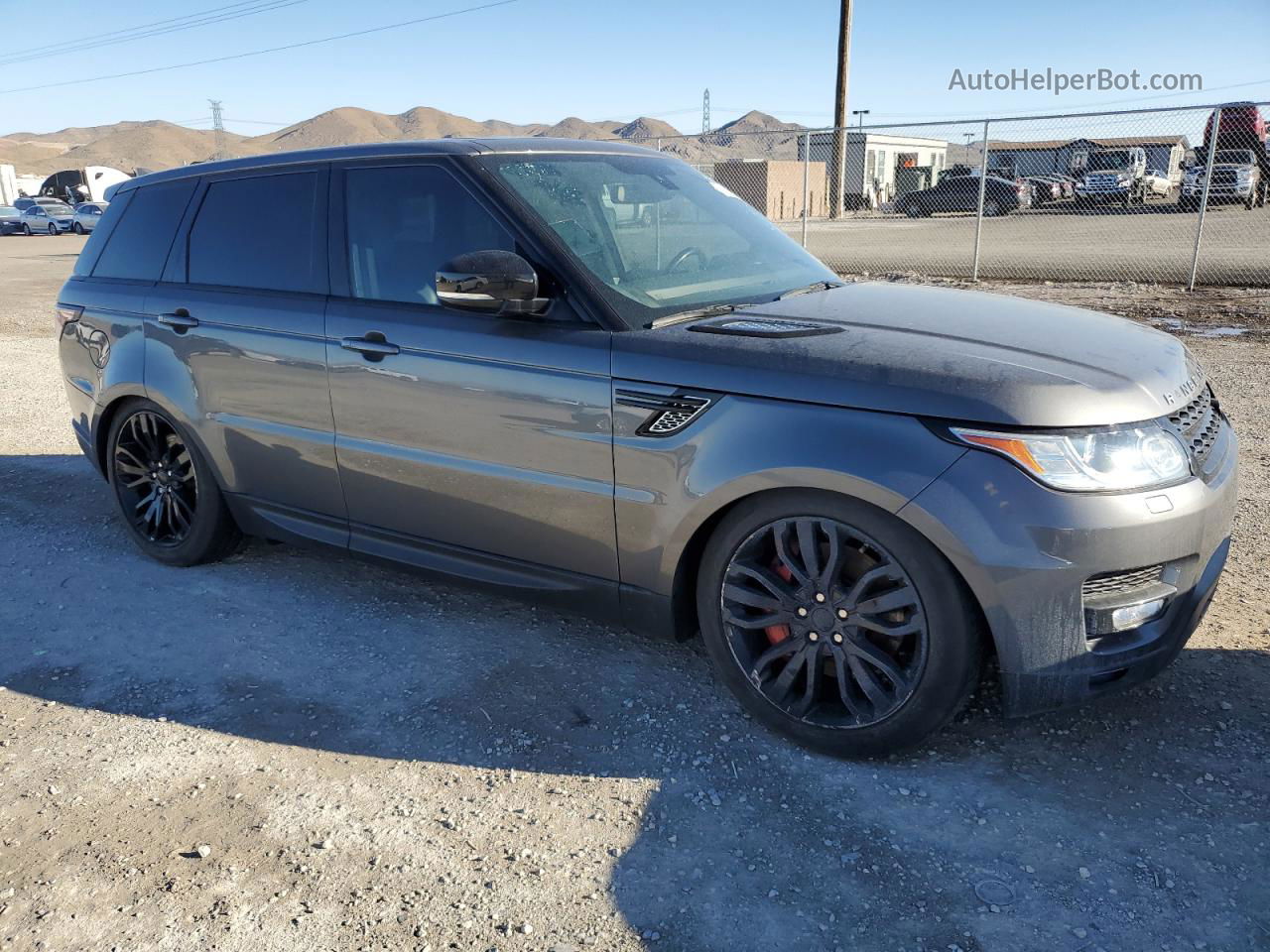 2014 Land Rover Range Rover Sport Sc Gray vin: SALWR2TF8EA342236