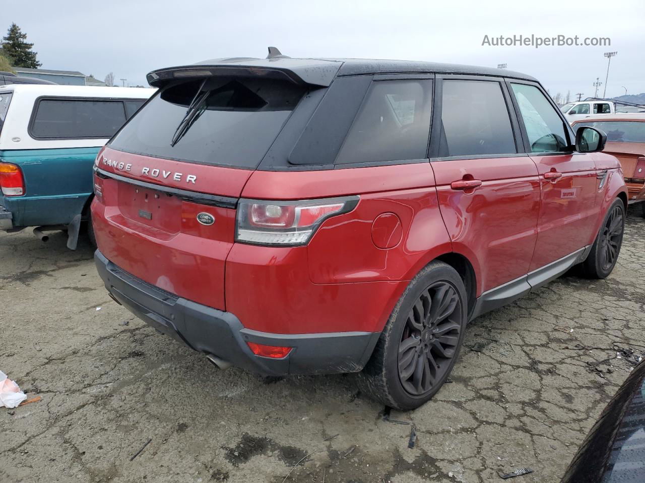 2015 Land Rover Range Rover Sport Sc Red vin: SALWR2TF8FA532491