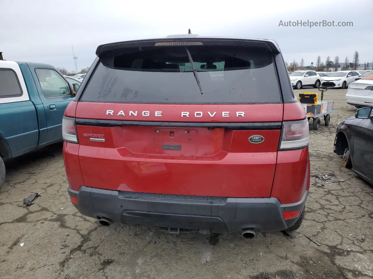 2015 Land Rover Range Rover Sport Sc Red vin: SALWR2TF8FA532491