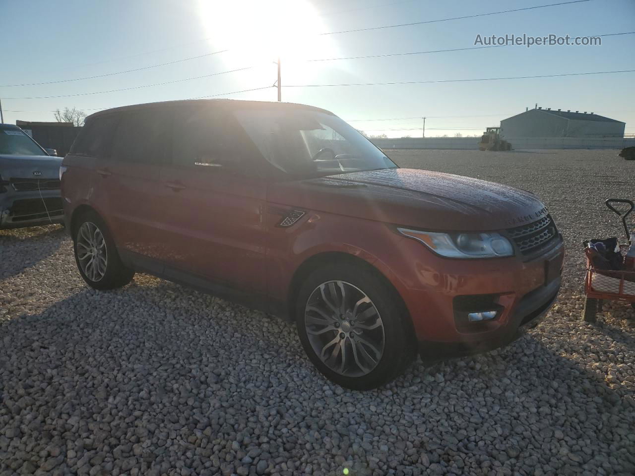 2015 Land Rover Range Rover Sport Sc Orange vin: SALWR2TF8FA605293