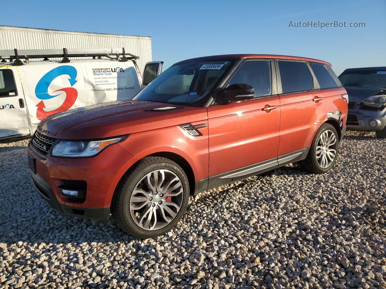 2015 Land Rover Range Rover Sport Sc Orange vin: SALWR2TF8FA605293