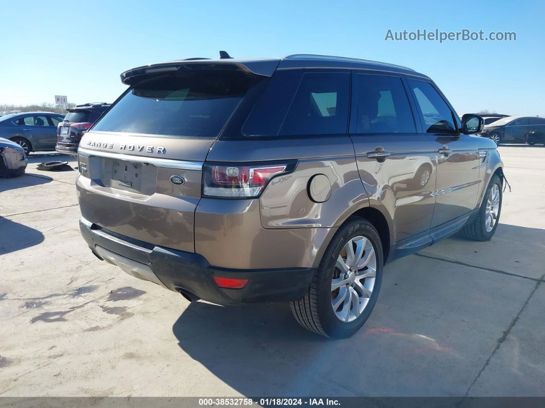 2015 Land Rover Range Rover Sport 5.0l V8 Supercharged Brown vin: SALWR2TF8FA619890