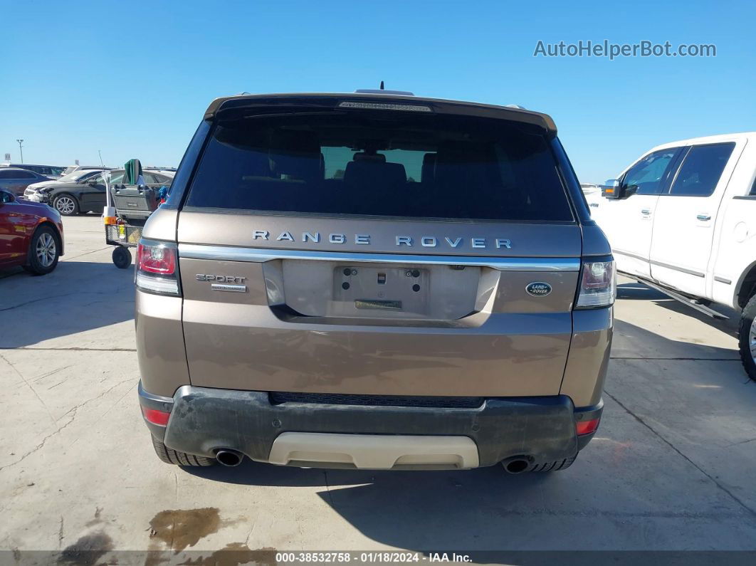 2015 Land Rover Range Rover Sport 5.0l V8 Supercharged Brown vin: SALWR2TF8FA619890