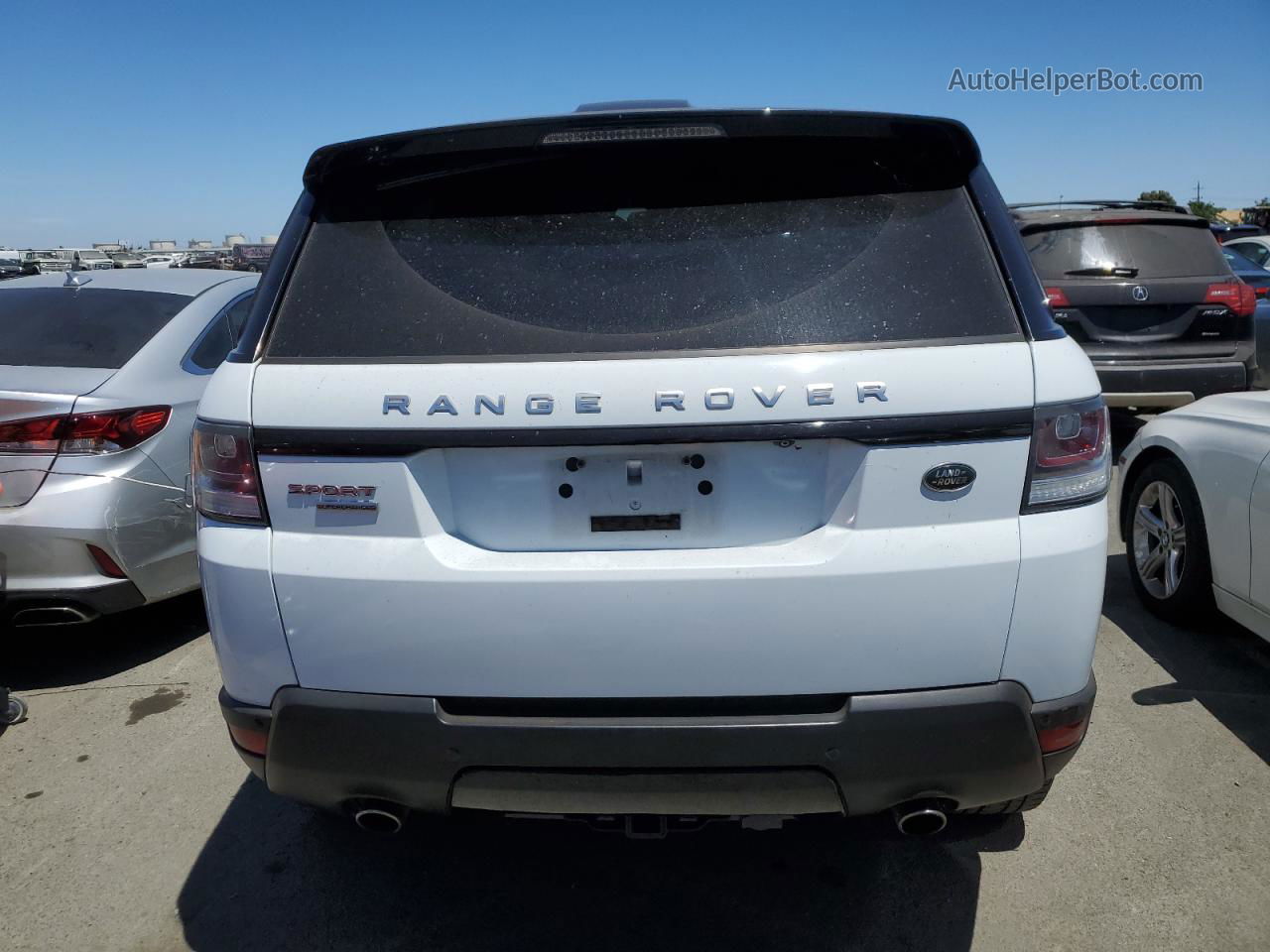 2014 Land Rover Range Rover Sport Sc Белый vin: SALWR2TF9EA370403