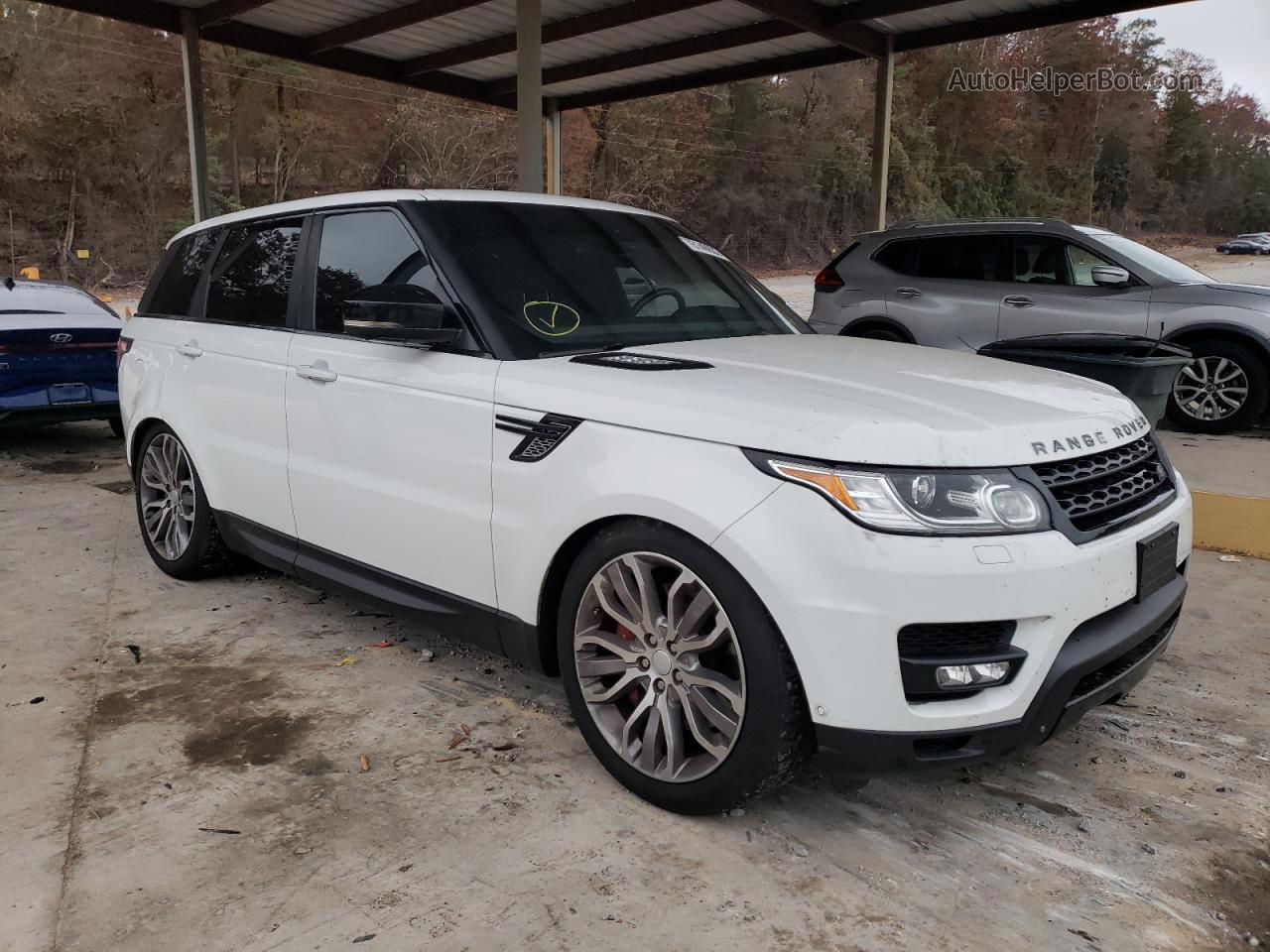 2015 Land Rover Range Rover Sport Sc White vin: SALWR2TF9FA622118