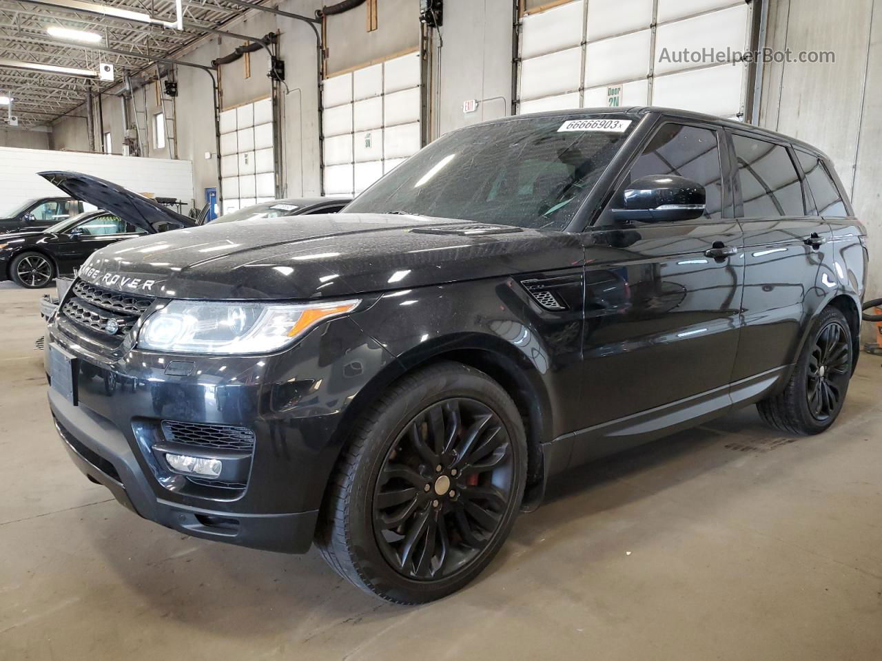 2015 Land Rover Range Rover Sport Sc Черный vin: SALWR2TFXFA511321