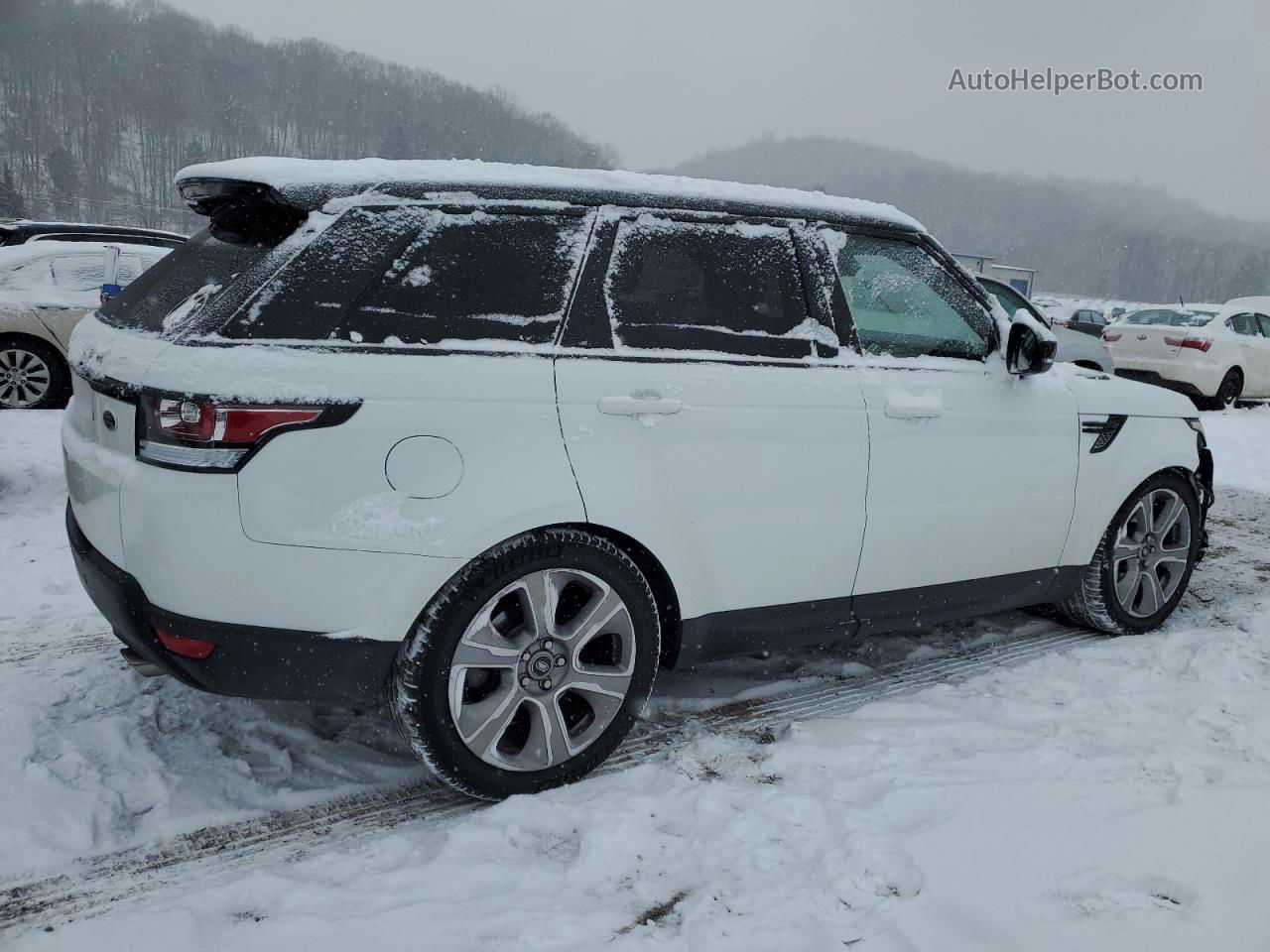 2015 Land Rover Range Rover Sport Hse White vin: SALWR2VF0FA525239