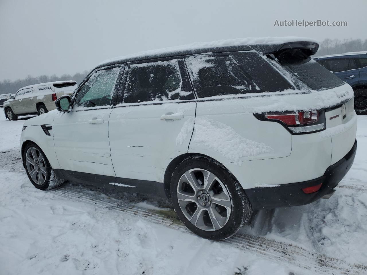 2015 Land Rover Range Rover Sport Hse White vin: SALWR2VF0FA525239