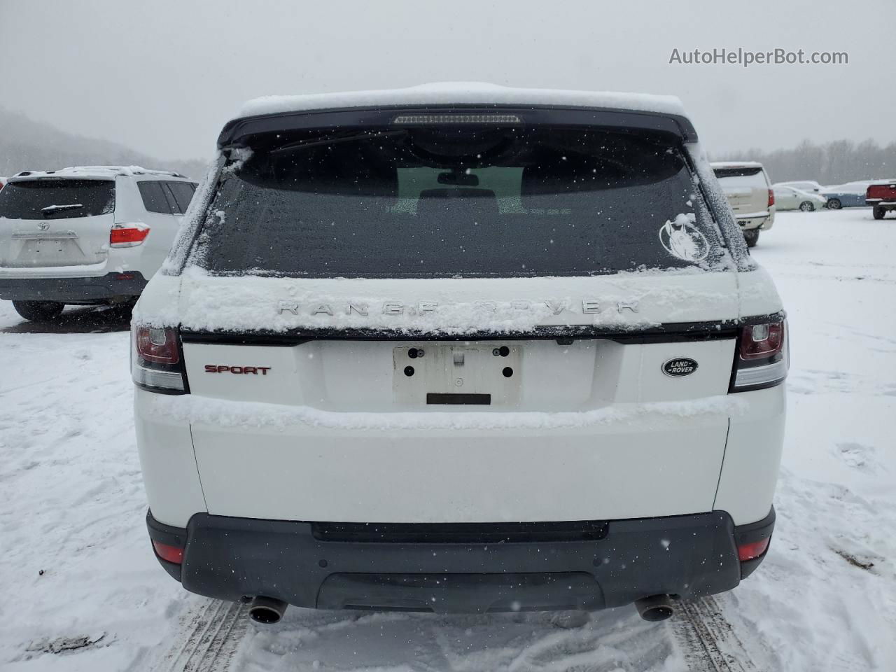 2015 Land Rover Range Rover Sport Hse White vin: SALWR2VF0FA525239